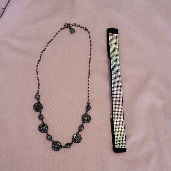 11pcs Set Necklaces & Earrings Claire's Icing Prom Rainbow Gold Silver Black - Picture 4 of 6